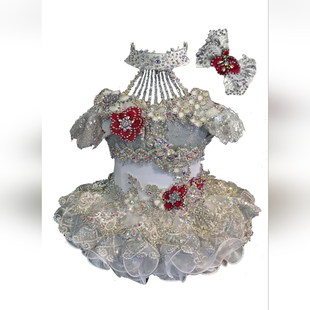 Girls Pageant Dress 4t - Picture 1 of 5